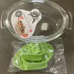【新品・未使用】iwaki イワキ レンジココット 耐熱ガラス