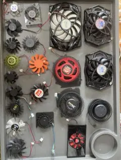 グラフィックファン ジャンクセット （ATI・NVIDIA・ZOTAC他）21個