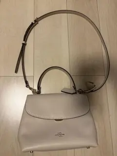 COACH 2way ショルダーバッグ ライトベージュのサムネイル