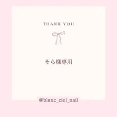 そら様専用ページ　ネイルパーツ