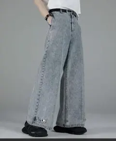 フレア　デニムパンツ Lサイズ