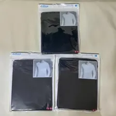 【3枚セット】ユニクロ エアリズム クルーネックT（長袖）ブラック Mサイズ