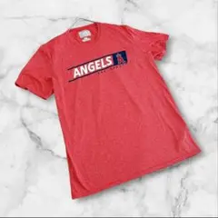 マジェスティック　エンジェルス　野球　半袖Tシャツ　Mサイズ　レッド