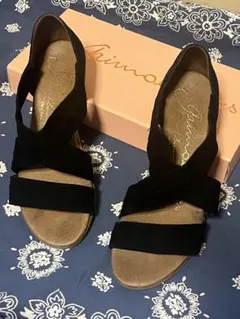 【お値下げ】ガイモクロスストラップ サンダル 黒