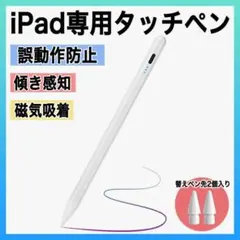☆タッチ ペン iPad タブレット ペンシル スタイラス 傾き感知 誤作動防止
