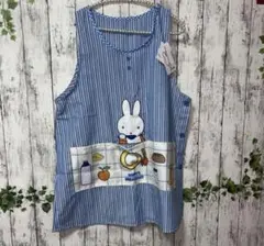 ミッフィーエプロン　キャラクターエプロン　保育士　新品エプロン　miffyのサムネイル
