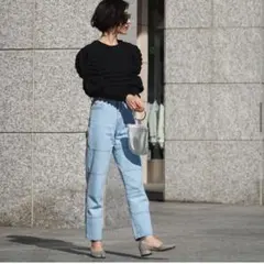 meer. ライトブルーデニム パンツ