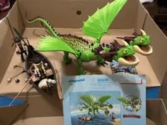 ヒックとドラゴン プレイモービル 9459 フックファング スノット 箱