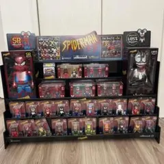 【ベアブリック】スパイダーマン　ハッピーくじ　コンプリート