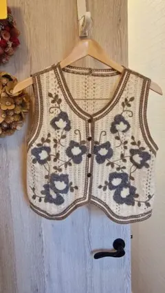 花柄ベスト 新品