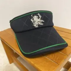 VIVA HEART 黒 バイザー ダイヤモンドパターン
