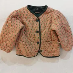 美品 moimoln 花柄 キルティングジャケット 110cm 春服のサムネイル