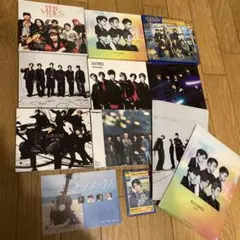 SixTONES アルバムシングル8点　A5クリアファイル、カード等特典付き
