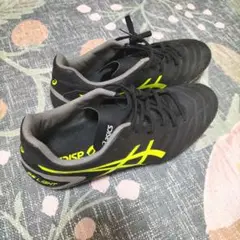 ASICS DS LIGHT サッカースパイクシューズ ブラック/イエロー