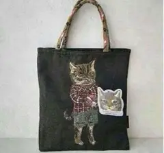 新品　ナタリーレテ　ミニバッグ　ミニトート　タビーキャット　猫　ねこ　ネコ