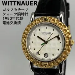 WITTNAUER ウィットナー ゴルフモチーフ クォーツ腕時計 電池交換済のサムネイル