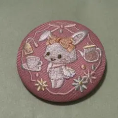 【お値下げ】ウィッシュミーメル 刺繍缶バッジ