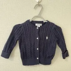 Ralph Lauren ネイビー カーディガン 6M