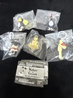 ウォレスとグルミット ショーン めじるしアクセサリー 5個セット セミコンプ