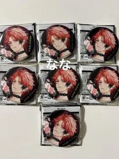 にじさんじ ぎゃうるふ ランダム缶バッジ 赤城ウェン 7個セット