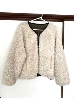 chocol raffinerobes 2wayリバーシブルボアジャケット