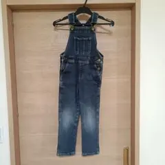 【110サイズ】キッズ デニム オーバーオール サロペット 子供服