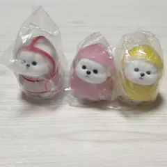 レインコート犬　マスコットフィギュア