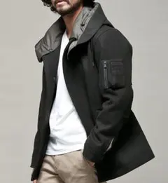 nano・universe (ナノ・ユニバース) メルトンモッズコート