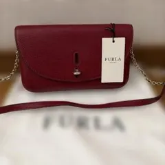 FURLA ショルダーバッグ レッド
