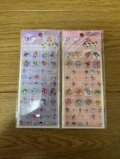 パワーパフガールズ キャラクターシール 2枚セット　　パワパフ　タイルシール