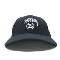stussy CAPZ ベースボールキャップ ブラック スナップバック 刺繍