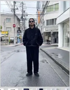 COOTIE/CORDUROY 2 TUCK EASY PANTS/BLACKのサムネイル