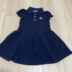 FILA ネイビー ポロワンピース 半袖のサムネイル