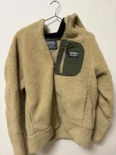 フリース フルジップジャケット ベージュ