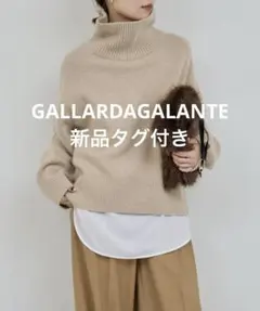 【新品タグ付き】GALLARDAGALANTE ウールタートルプルオーバー