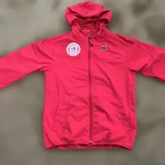 New Balance ゴルフ フード付きジャケット 赤　レディース　サイズL