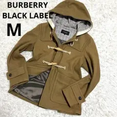 美品✨バーバリーブラックレーベル チェック ダッフルコート ウール M
