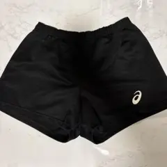 アシックス バレーボール ゲームパンツ 黒