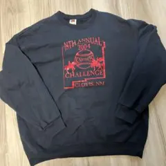 00s フルーツオブザルーム スウェット ベースボール チームロゴ U