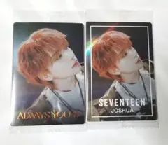 seventeen　ジョシュア　joshua　ウエハース　シール　2種類