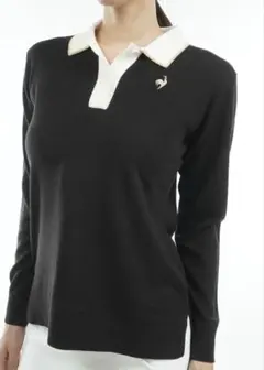 ゴルフシャツ 長袖 ポロシャツ ニットシャツ 手洗い可 バック