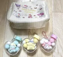 キャラもふケースマスコット ハンギョドン ポムポムプリン マイメロディー ポーチ