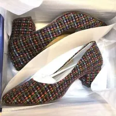 menue ツイード　パンプス　23.5