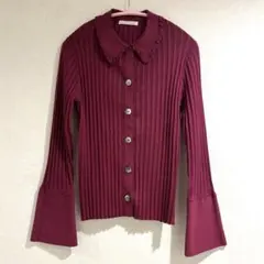 イエナ　MARILYN MOON リブニットカーディガン アローズZARA