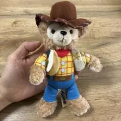 ダッフィー 香港ディズニーランド ぬいぐるみキーホルダー