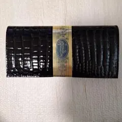 黒 長財布 木箱付き
