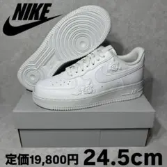 ナイキ ウィメンズ エアフォース 1 '07 ホワイト ローズ 薔薇 24.5