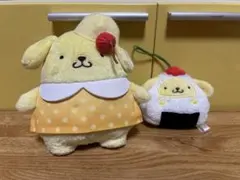 ポムポムプリン ぬいぐるみ マスコット 2点セット