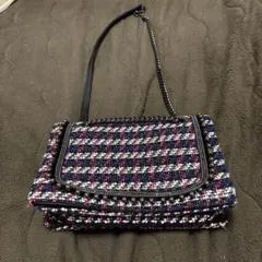 ZARA BASIC ツイードショルダーバッグ