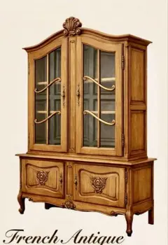 French Antique キャビネット サイドボード 収納棚 - メルカリ